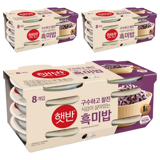 CJ Hetbahn 即食黑米飯, 210g, 24入