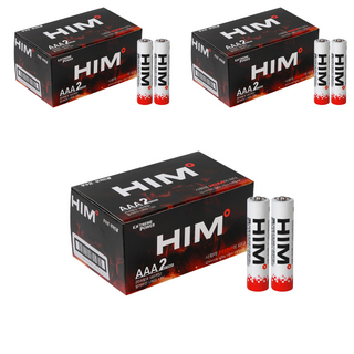 HIM 鹼性AAA電池 散裝, 40入, 3個