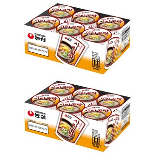 Nongshim 農心 杯裝牛骨湯麵, 12入