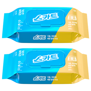 Scott 可麗舒 油汙頑垢清潔除臭濕巾 30入, 2個