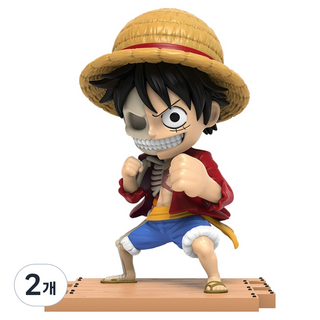 마이티잭스 플레이인더박스 원피스 밀집모자 해적단2 시리즈 피규어 랜덤발송, 2개