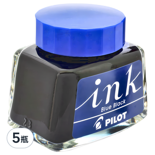 PILOT 百樂 INK 鋼筆墨水, 深藍, 5瓶
