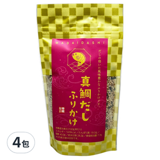 Okabe 鯛魚風味香鬆, 4包, 100g