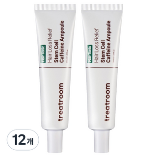 treatroom 強健髮根幹細胞咖啡因安瓶精華, 12個, 30ml