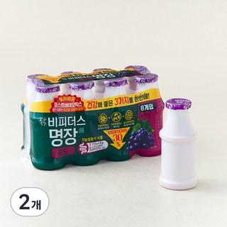 소와나무 비피더스 명장 포도 요구르트, 125ml, 8개입, 2개