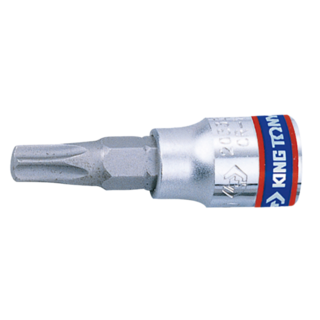 KING TONY 金統立 1/4"DR. 六角星型起子頭套筒 T20, 1個