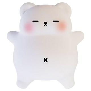 半島良品 呼嚕熊小夜燈, 白色