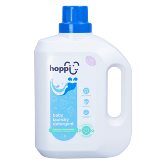 hoppi 嬰兒洗衣精 1.8L 薰衣草香 深層清潔 抗菌 有機成分, 1瓶