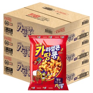 크라운 카라멜콘 땅콩, 72g, 48개