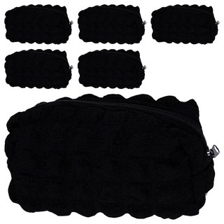 Office Planet 雲朵鉛筆盒/筆袋/多用途收納包, 黑色, 6個