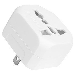 RONEVER 2P台灣專用萬國轉接頭 ZPR-054 47 x 40 x 46mm 34g, 1個