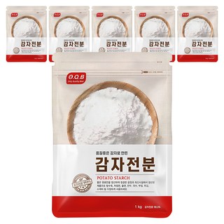 O.Q.B 馬鈴薯澱粉, 1kg, 6個