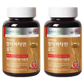 뉴트리디데이 프리미엄 멀티비타민 골드, 90정, 2세트