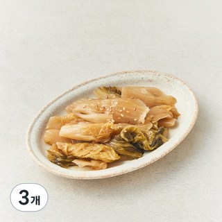 식도감 묵은지 들기름, 200g, 3개