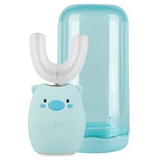 Luveta 樂唯他 U型牙套式兒童電動牙刷 1組 (3-6Y), LUV-TB001BP, 藍色小豬