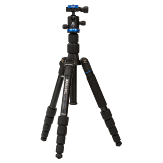 BENRO 百諾 IF19 鎂鋁合金攝影三腳架套組 折疊僅34.8公分 承重8KG 水平調節旋鈕 360度刻度, 1組