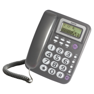 SANLUX 台灣三洋 有線電話機 HT-W2202L 20組鈴聲 音量加大, TEL-991