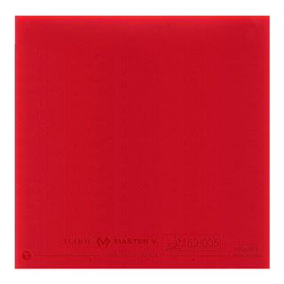 TMOUNT Master V47 桌球膠皮 2.1mm, 1個, 紅色