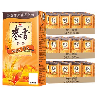 統一 麥香奶茶 300ml - 經典國民飲品 大麥風味, 72入