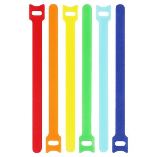 infotec 彩色超薄魔鬼氈束線帶 電腦線材整理, 1入