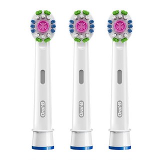 Oral-B 歐樂B 台灣公司貨 專業亮白拋光型刷頭, EB18-3, 3個