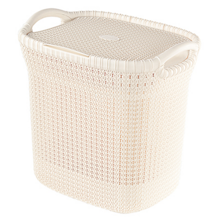 KEYWAY 聯府 歐式藤藝衣物籃 附蓋, KGB-836