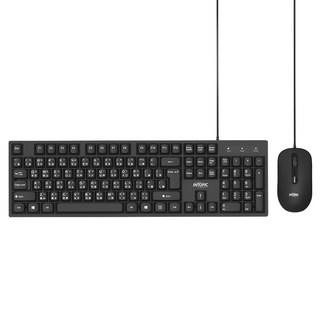 INTOPIC 廣鼎 USB有線鍵盤滑鼠組 KBC-957 1000 DPI 支援Windows和Mac OS
