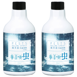 HUKUROU 福來朗 水性除蟲噴霧補充瓶, 500ml, 2瓶
