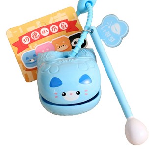 Toppia 便利攜帶式木魚吊飾 功德木魚 貓咪, 1個, 單一商品