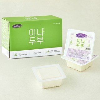 생명물두부 하루한끼 미니두부, 120g, 6개