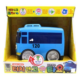 TAYO 音樂巴士玩具車, 混色, 1個