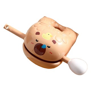 Toppia 便利攜帶式木魚吊墜 水豚木魚鑰匙圈 睡覺的錢, 1個, 單一商品