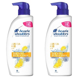 head&shoulders 海倫仙度絲 洗髮乳 柑橘檸檬, 2個, 520ml