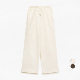 MIXXO 女款棉質綁帶寬褲