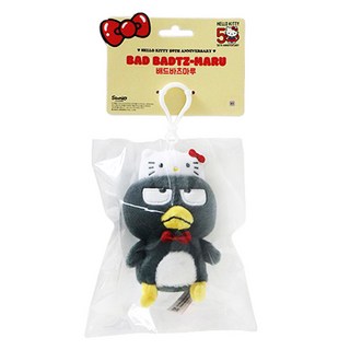 AURORA World 三麗鷗50週年紀念絨毛鑰匙圈, 12cm, 酷企鵝, 1個