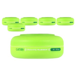 GATSBy MOVING RUBBER AIR RISE 髮蠟, 6個, 80g