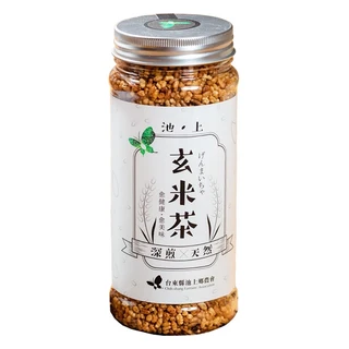 池上鄉農會 玄米茶 300g/罐 - 台東在地糙米，無添加，冷熱皆宜, 1入, 1瓶