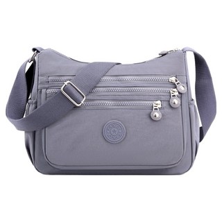 Chichills Melai 3層拉鍊休閒日常斜背包 11783, 淺紫色