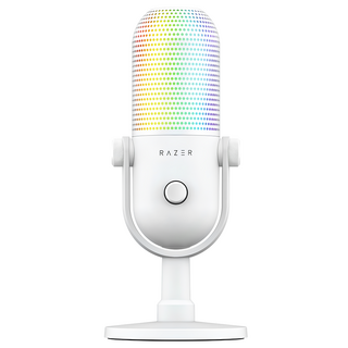 Razer 魔音海妖幻彩版麥克風 原廠保固, 白色, 魔音海妖幻彩版