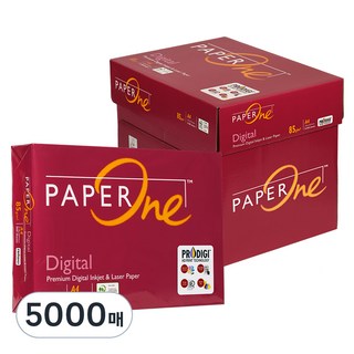 페이퍼원 디지털 복사용지 85g, A4, 5000매