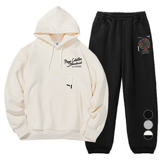 엠씨티 남녀공용 오로라 조거 스웨트 오버핏 상하의 세트