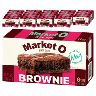 Market O 好麗友 布朗尼 6入, 120g, 25個