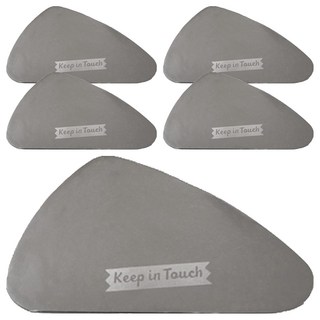 [純素美妝] Keepin Touch 迷你鵝卵石不鏽鋼刮棒, 混合顏色, 5個