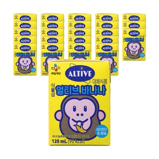 Altive 香蕉植物奶, 24入, 120ml