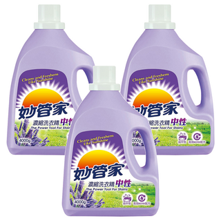 Magic Amah 妙管家 濃縮洗衣精 中性, 4kg, 3桶
