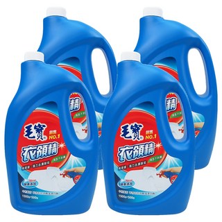 毛寶衣領精 酵素升級配方 獨特除垢成分 強力去漬除垢, 2kg, 4瓶