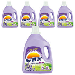 Magic Amah 妙管家 濃縮洗衣精 中性, 4kg, 5桶