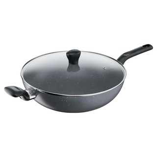 Tefal 特福 礦石灰系列 不沾炒鍋加蓋, 32cm, 1個