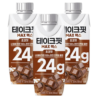 TAKEFIT Max巧克力蛋白飲, 250ml, 3瓶