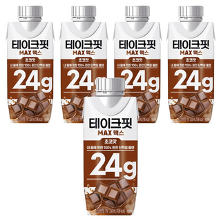 TAKEFIT Max巧克力蛋白飲, 250ml, 5瓶